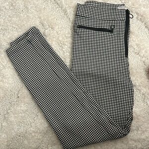 Checkered black and white urban outfitters dress pants